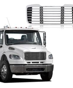 Rejilla delantera cromada Easyinst compatible con