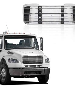 Parrilla delantera cromada del capó del radiador compatible