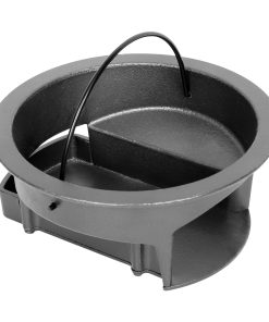 Cubo de cenizas de hierro fundido resistente de Vankey para