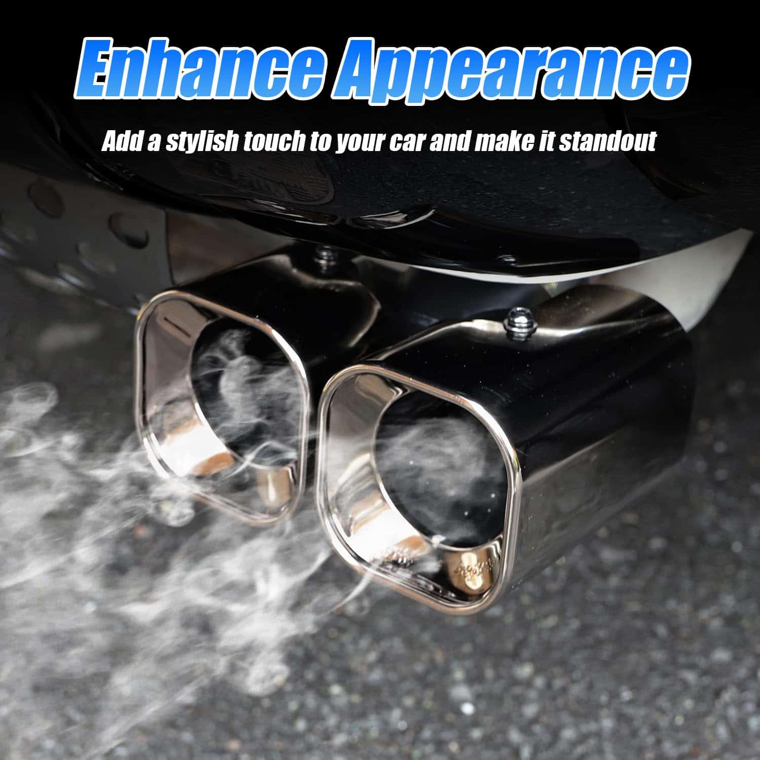 Conjunto de Molduras de Tubo de Escape Compatible con Land - Imagen 4