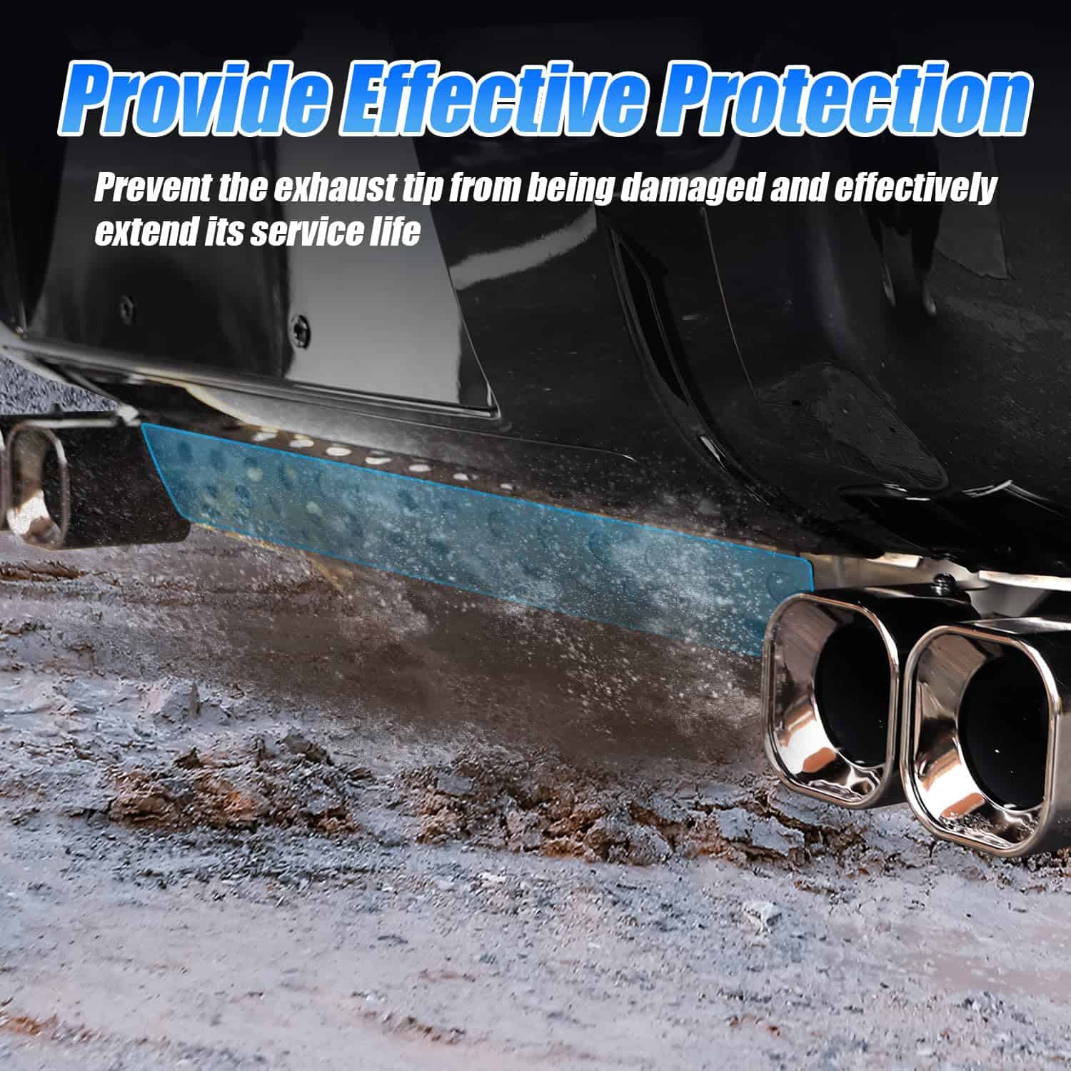 Conjunto de Molduras de Tubo de Escape Compatible con Land - Imagen 5