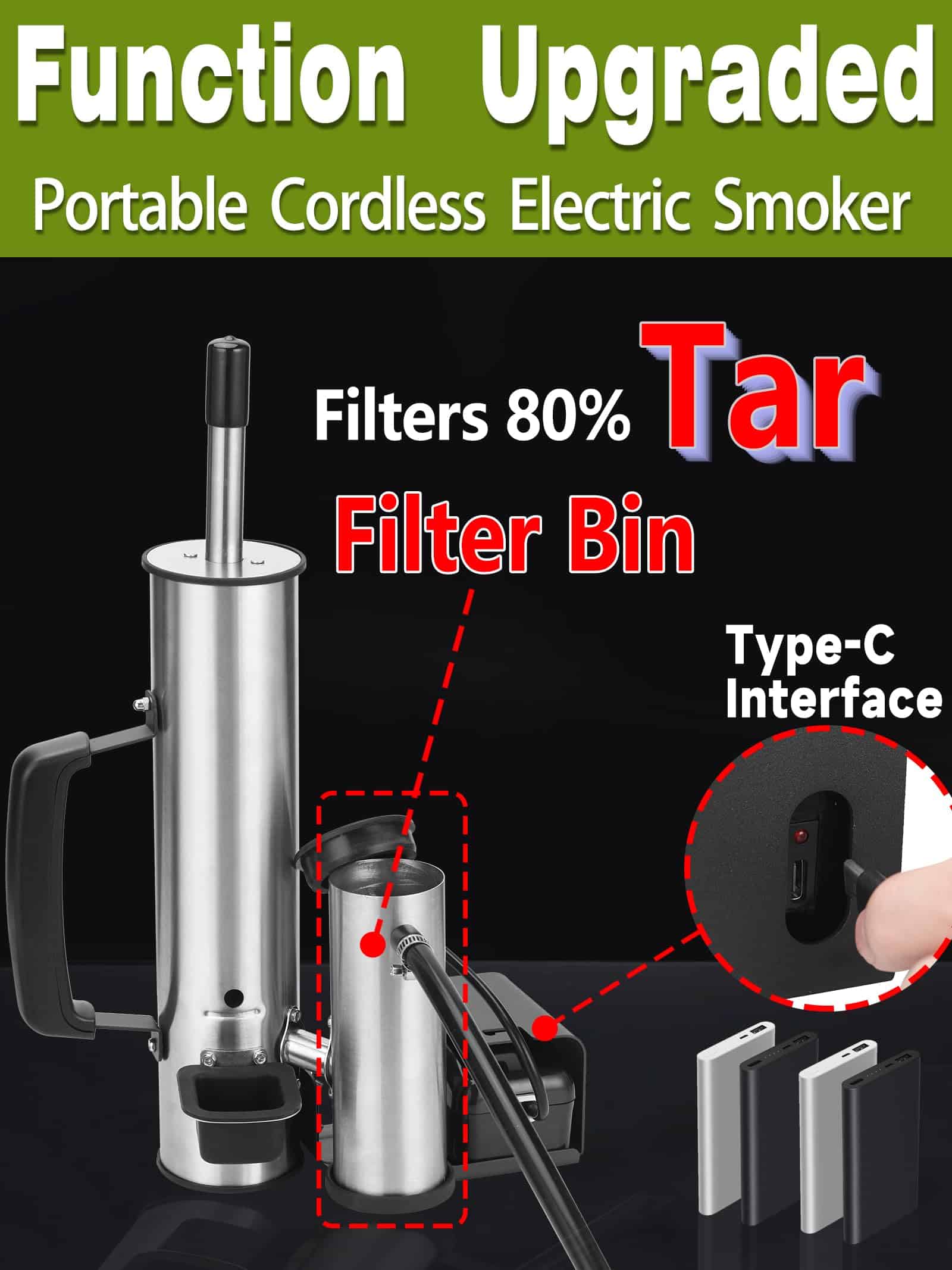 Tubo de Humo Avanzado para Ahumador de Pellets, Última - Imagen 4