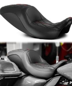 Asiento de Conductor y Pasajero Personalizado -Negro con Cos