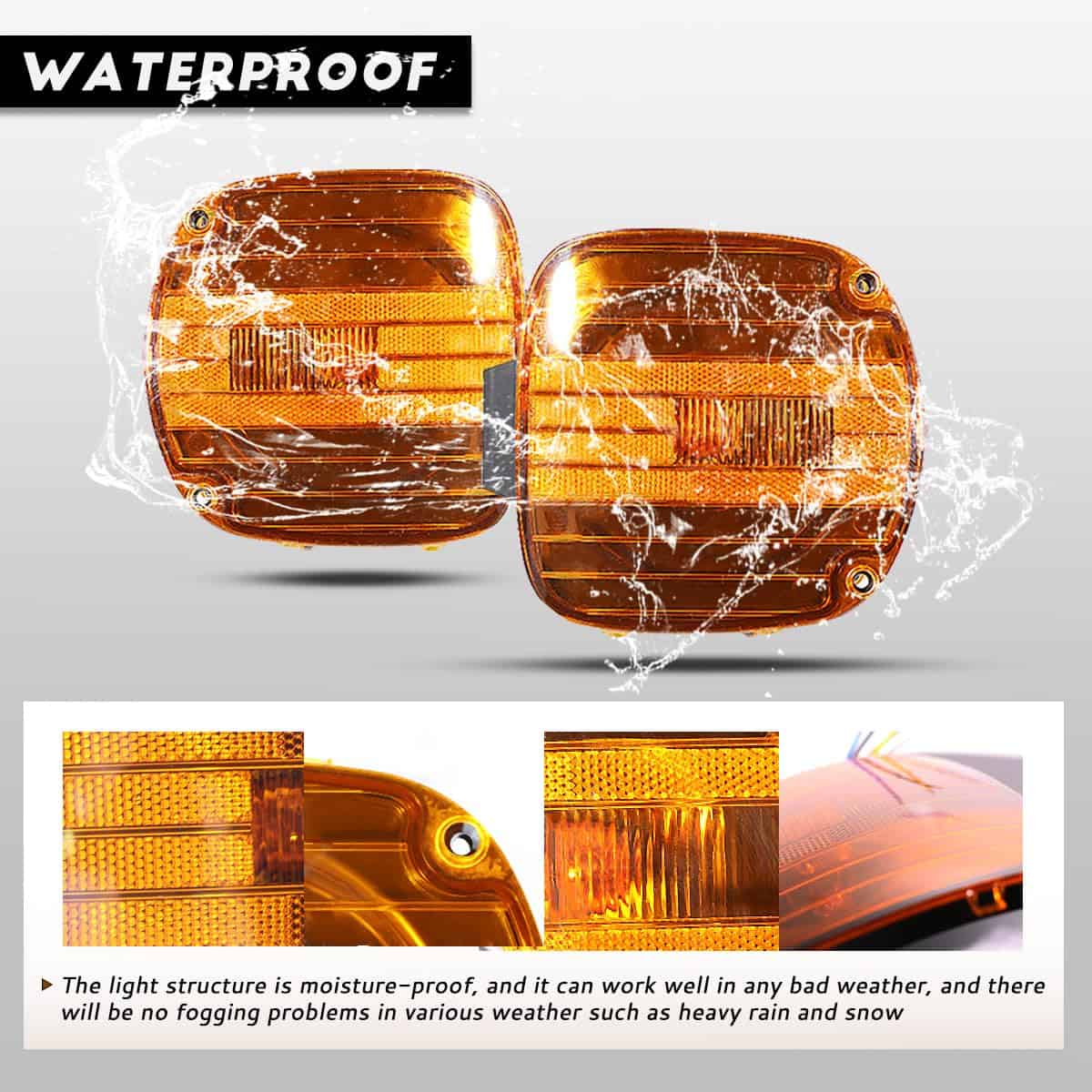 Luz de intermitente de esquina compatible con Freightliner - Imagen 3