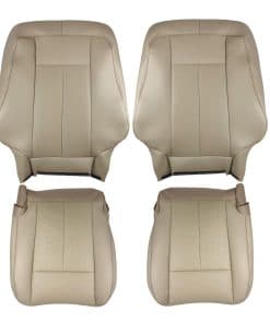 Cubiertas de Asientos de Cuero Perforado Artificial de Tan