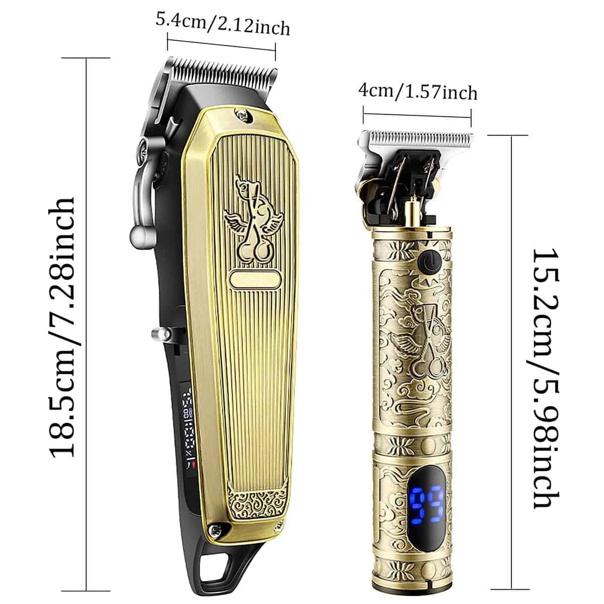 Set de Cortadora y Recortadora Profesional de Pelo para - Imagen 8