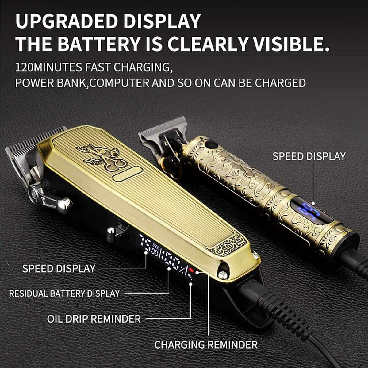 Set de Cortadora y Recortadora Profesional de Pelo para - Imagen 5