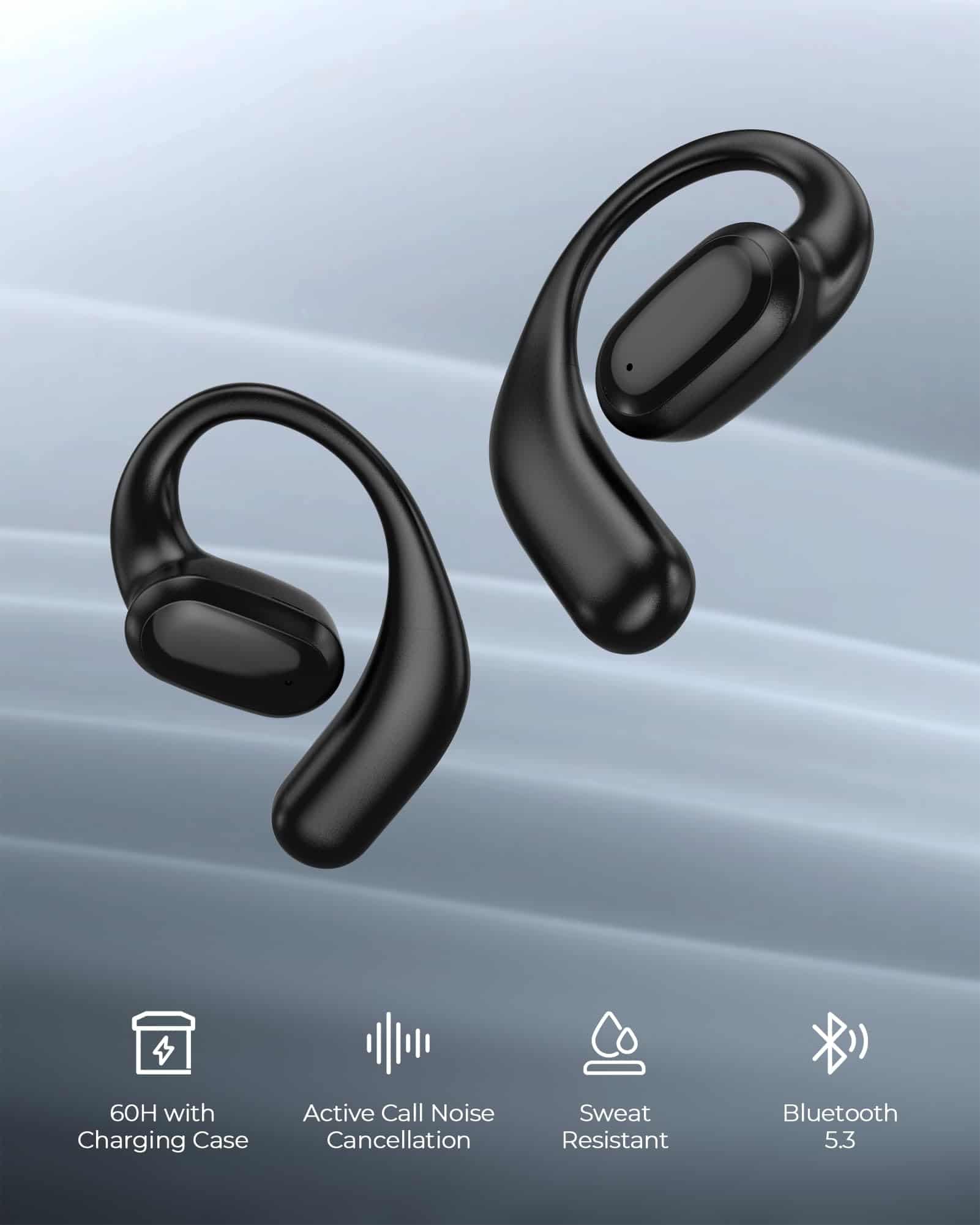 Audífonos de Oído Abierto LeMuna, Auriculares Bluetooth 5.3 - Imagen 8
