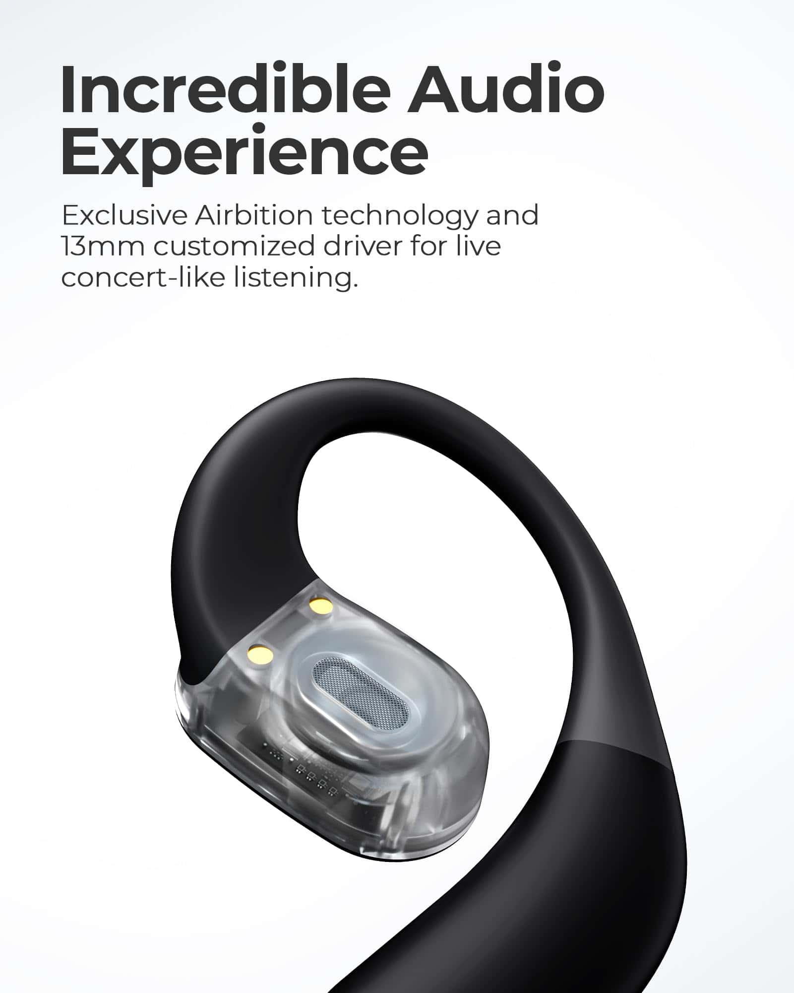 Audífonos de Oído Abierto LeMuna, Auriculares Bluetooth 5.3 - Imagen 4