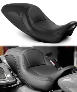 Asiento de Conductor y Pasajero Personalizado -Negro Lisa