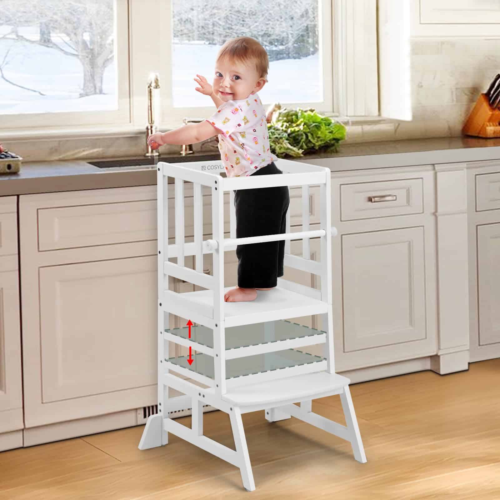 Taburete de Cocina para Niños COSYLAND, Taburete de Pie