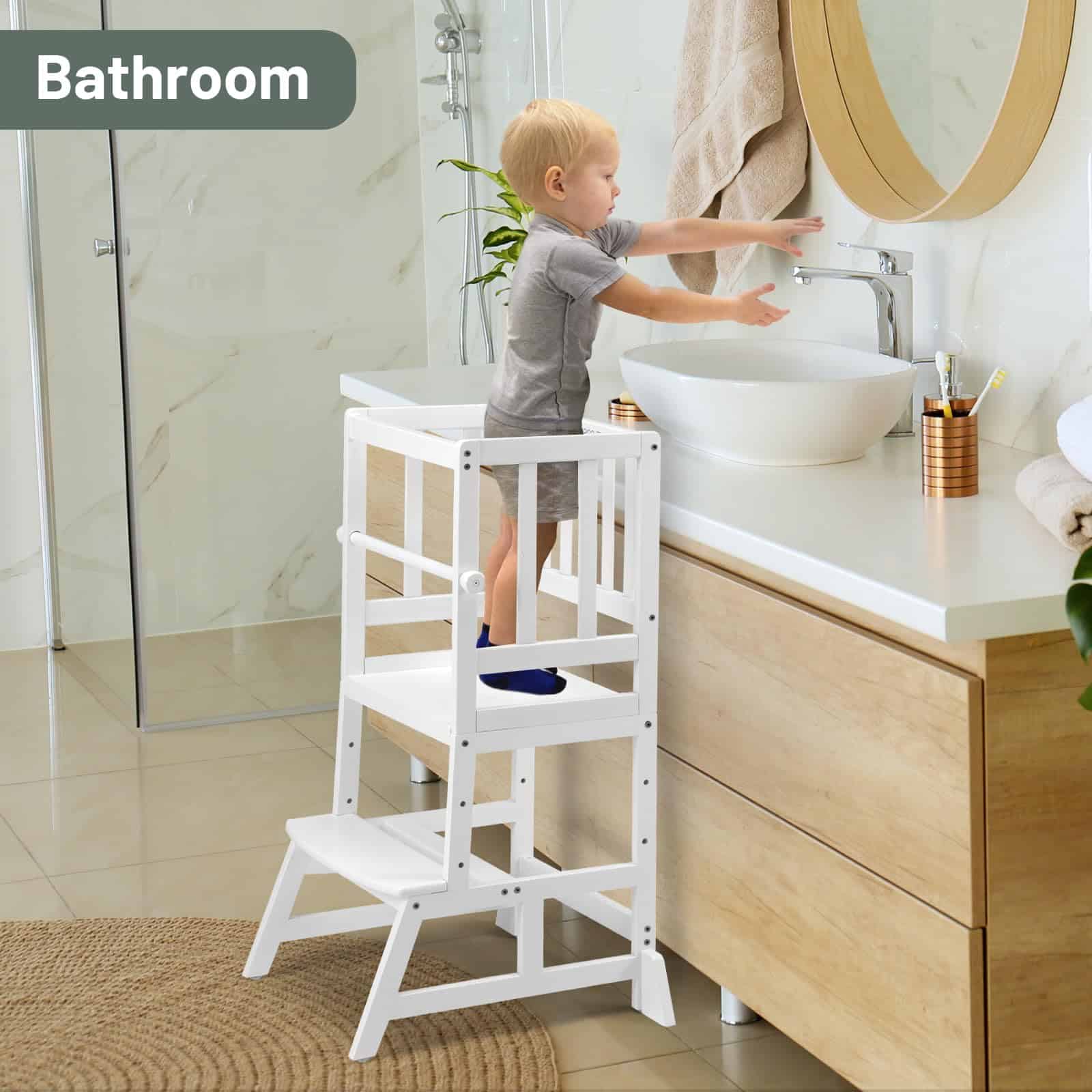 Taburete de Cocina para Niños COSYLAND, Taburete de Pie - Imagen 8