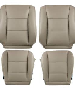 Fundas de Asiento de Cuero SHTLYH del Conductor y Pasajero