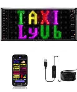 Panel de matriz LED flexible programable de 4.7"x10.6",