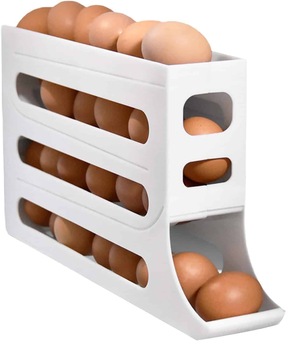 Organizador de Huevos para Nevera -Blanco