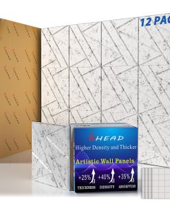 12 Paquetes de Paneles de Pared Insonorizantes