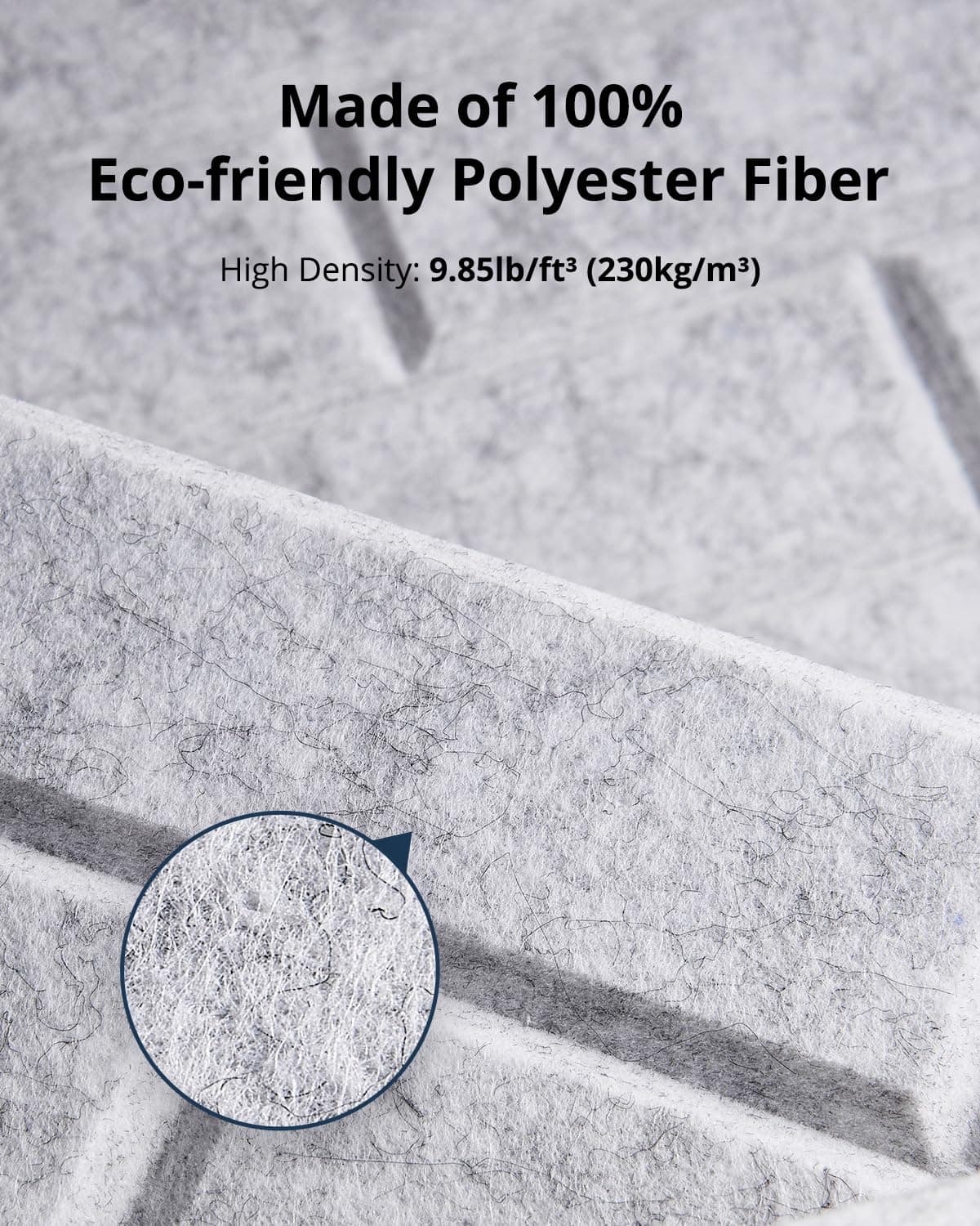 Paquete de 12 Paneles Acústicos 12"X12"X0.4" Paneles de - Imagen 4