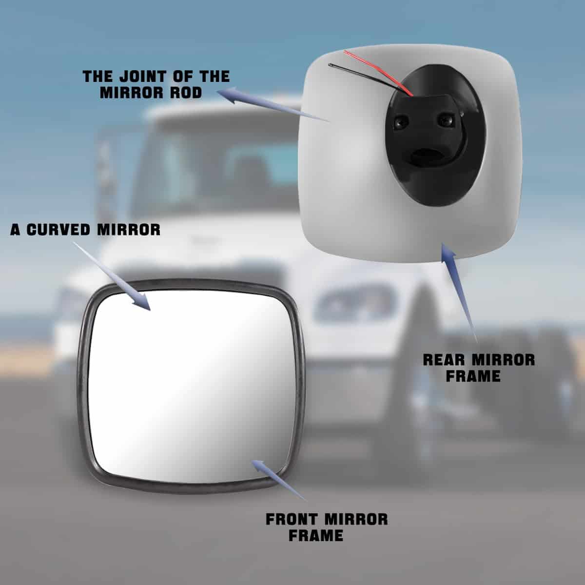 Espejo Retrovisor de Ángulo Ancho - Térmico, Compatible con - Imagen 3