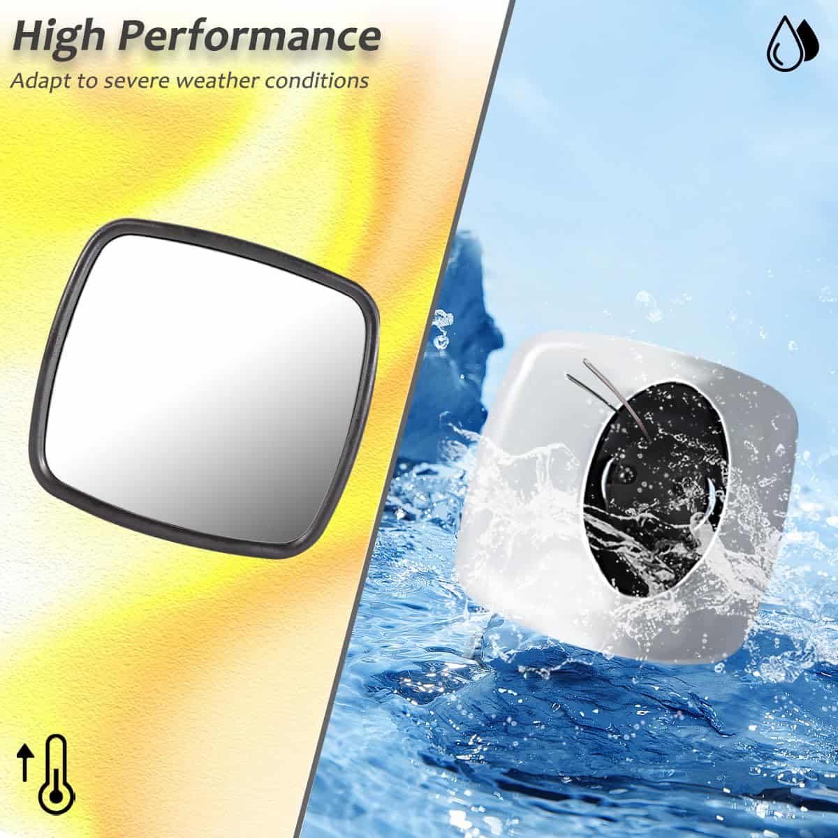 Espejo Retrovisor de Ángulo Ancho - Térmico, Compatible con - Imagen 4