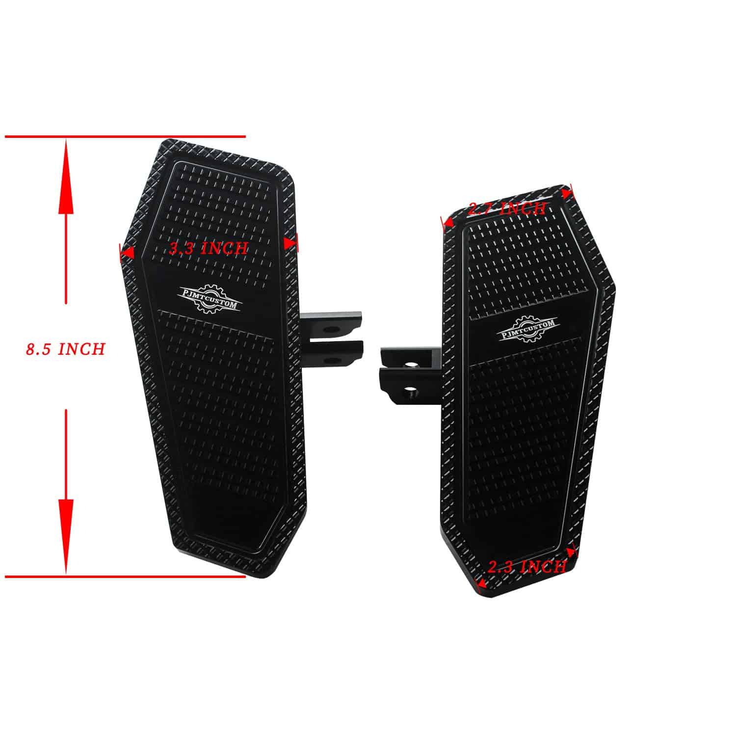 PJMTCUSTOM Negro Pequeño Mini Tablero de pie del conductor - Imagen 4