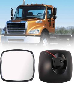 Espejo de Ángulo Ancho de Vista Trasera Negro, Calefactado