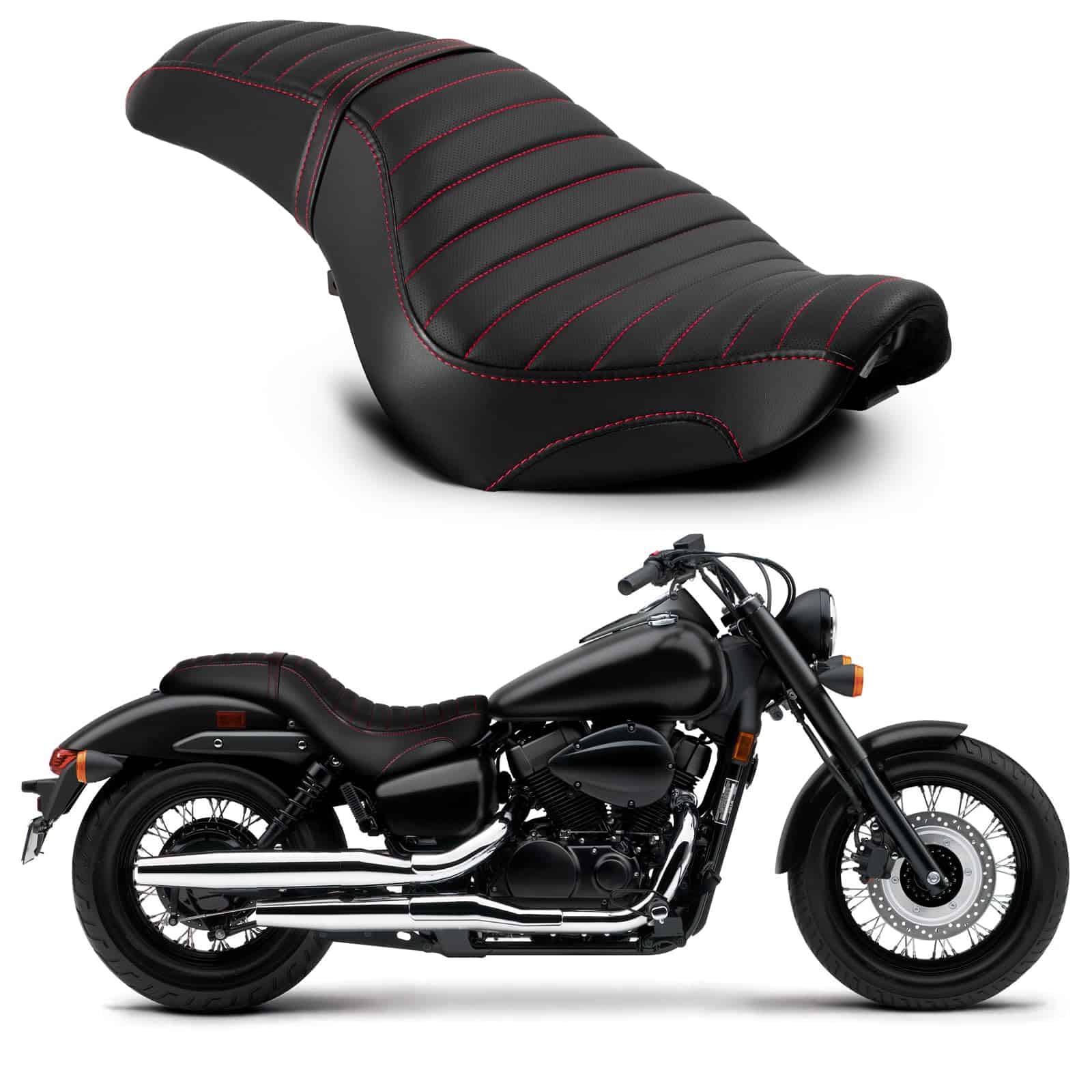 Asiento de un solo cuerpo para conductor y pasajero con