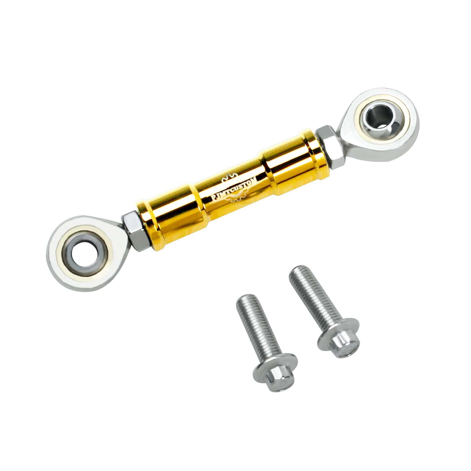 PJMTCUSTOM Barra De Enlace De Cambio de Oro para Harley