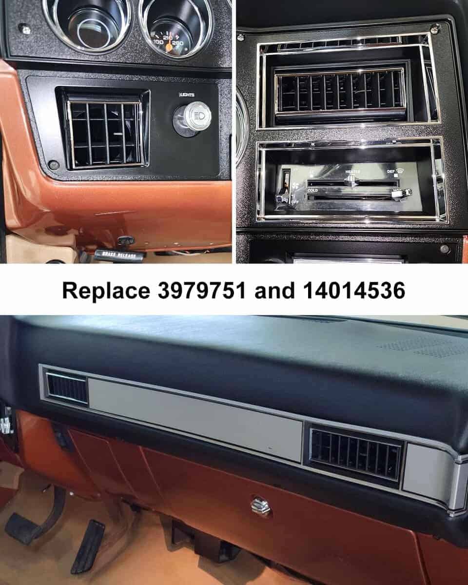 Conjunto de Salidas de Aire Acondicionado para Tablero - Imagen 4