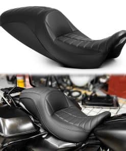 Asiento de conductor y pasajero personalizado -Negro/Negro C