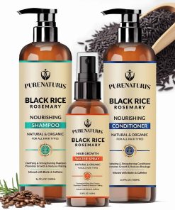 Set de Champú Acondicionador de Agua de Arroz con Romero