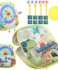 Juego de Tablero de Lanzamiento de Bolsas de Frijol 3 en 1