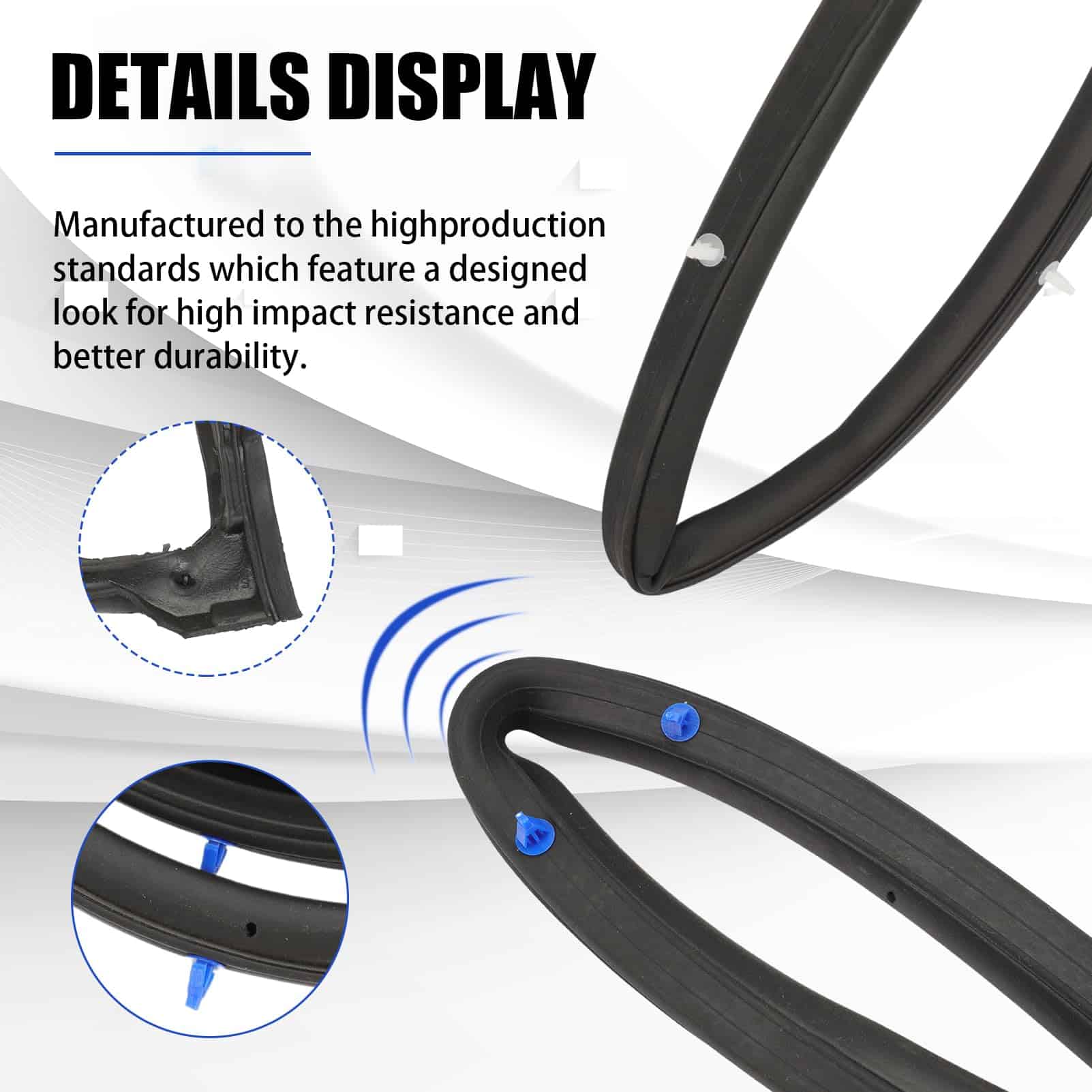 Anlseiod Sello de moldura de goma para la moldura del - Imagen 6