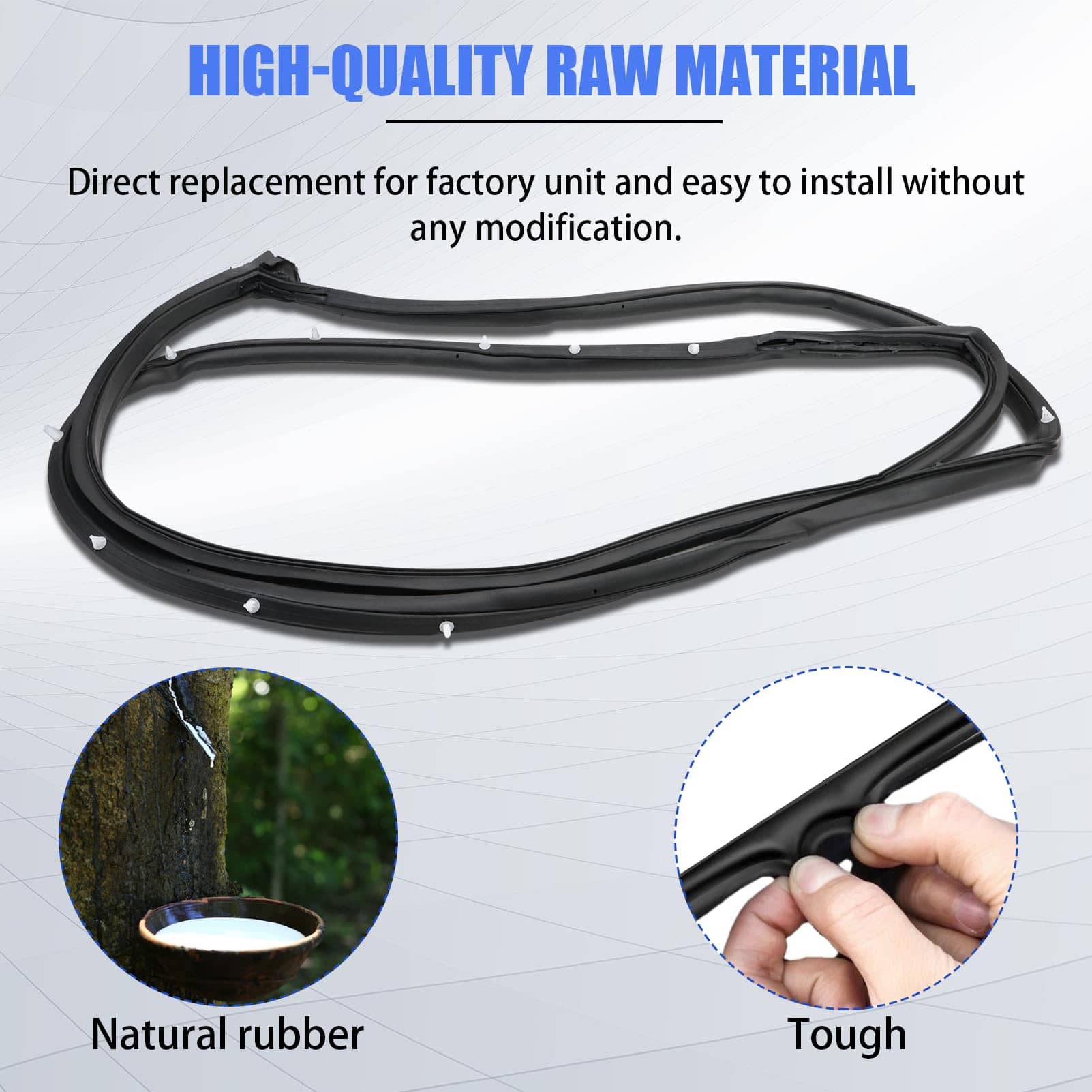 Anlseiod Sello de moldura de goma para la moldura del - Imagen 3