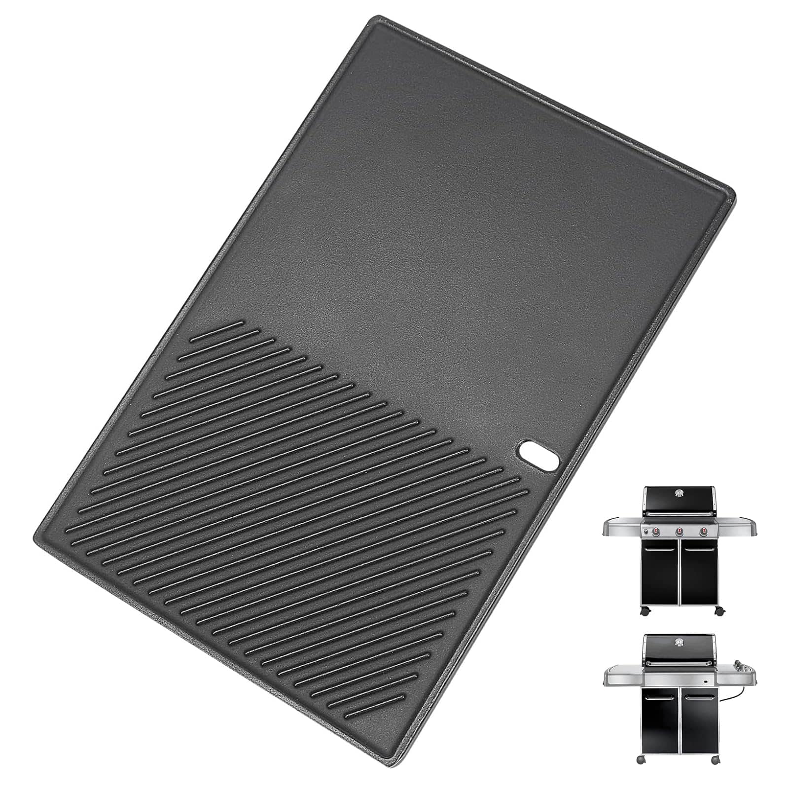 QuliMetal Plancha Reversible de Hierro Fundido 7566 para