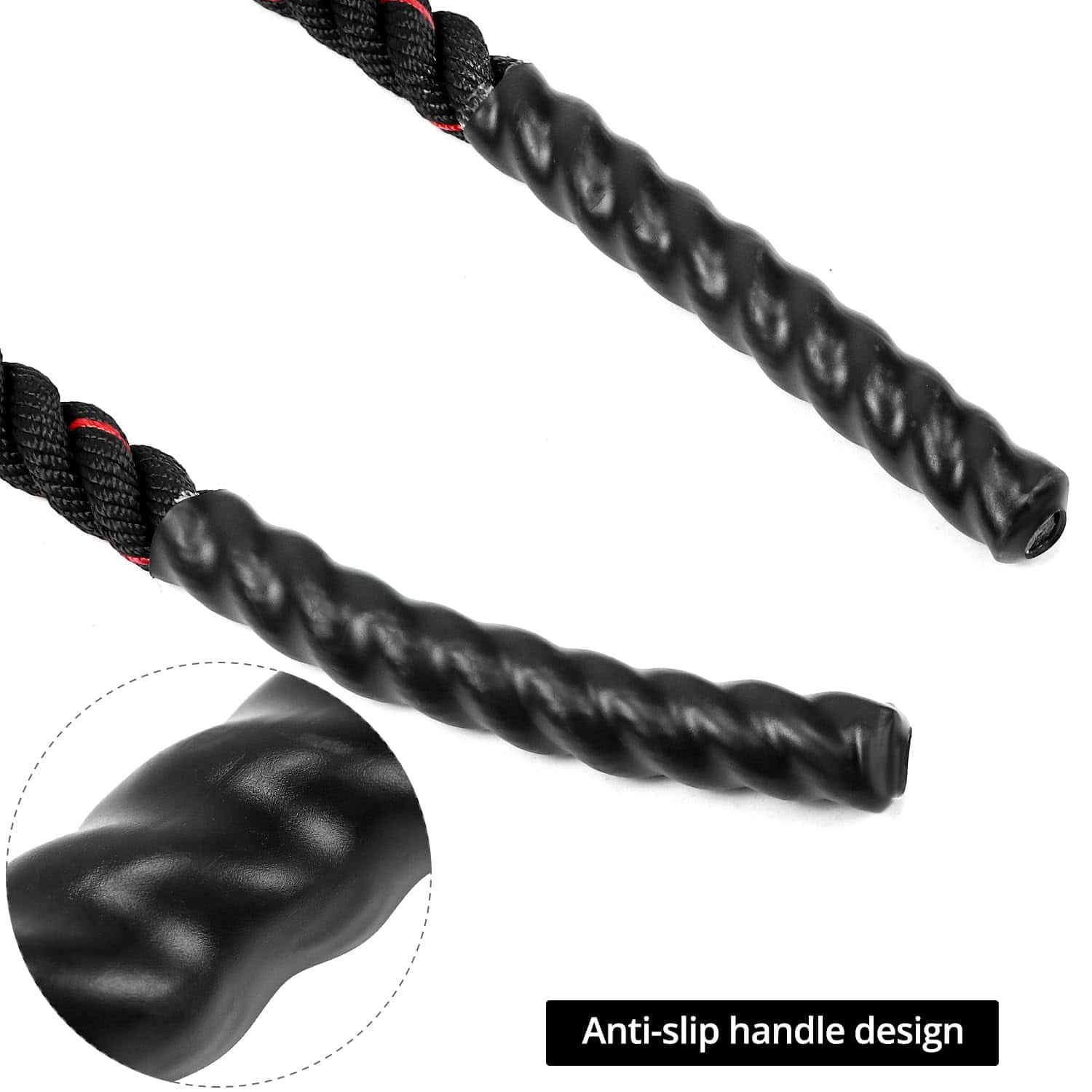 Cuerda de saltar con peso pesado QWORK 2 Pack para fitness - Imagen 3