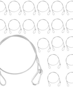 KOHAND 20 Pack 32'' Cable de Seguridad, Cable de Acero