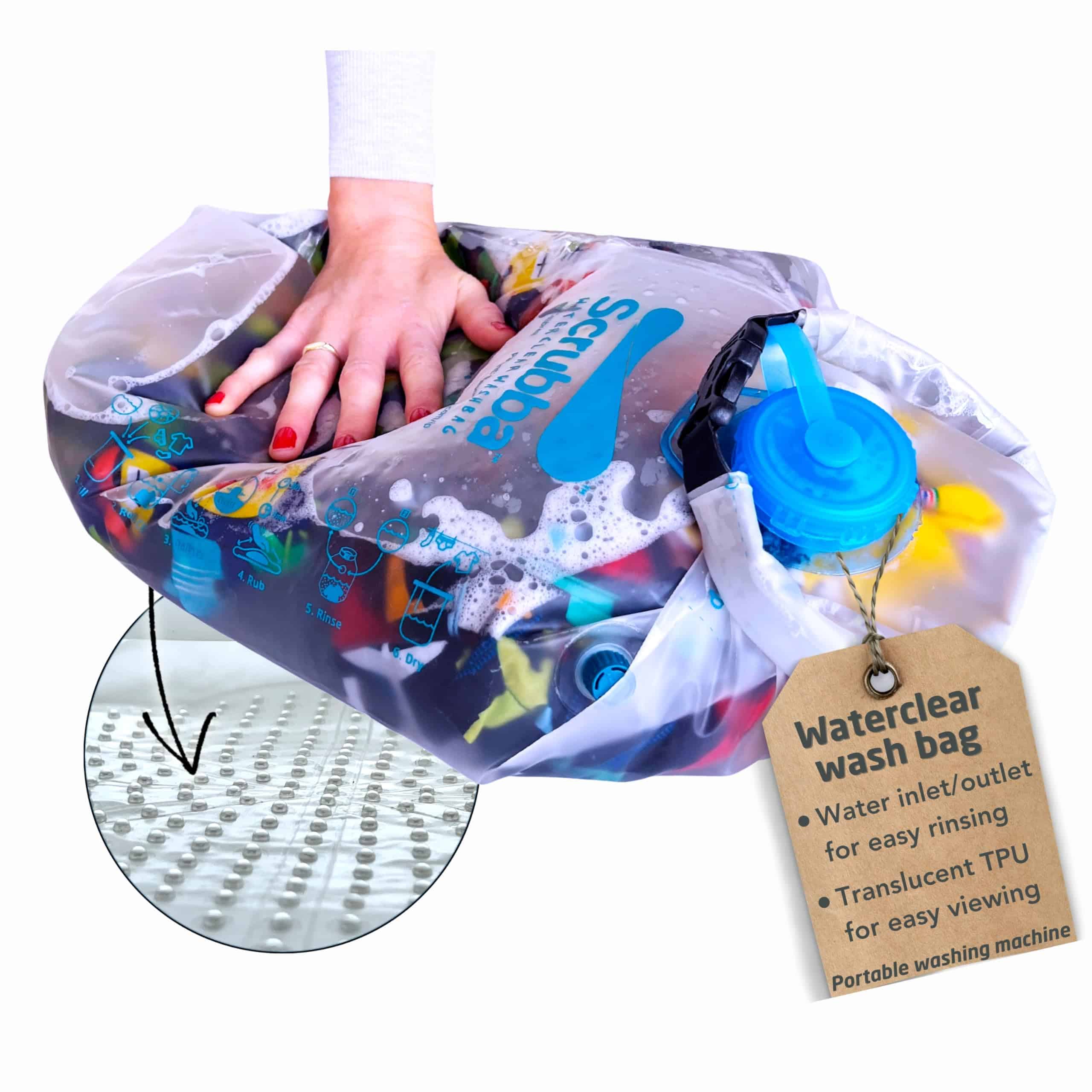 Bolsa de Lavado Portátil Scrubba Waterclear - Nuevo