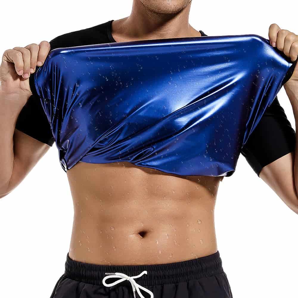 Camiseta de Sauna para Hombre, Camisa de Compresión para