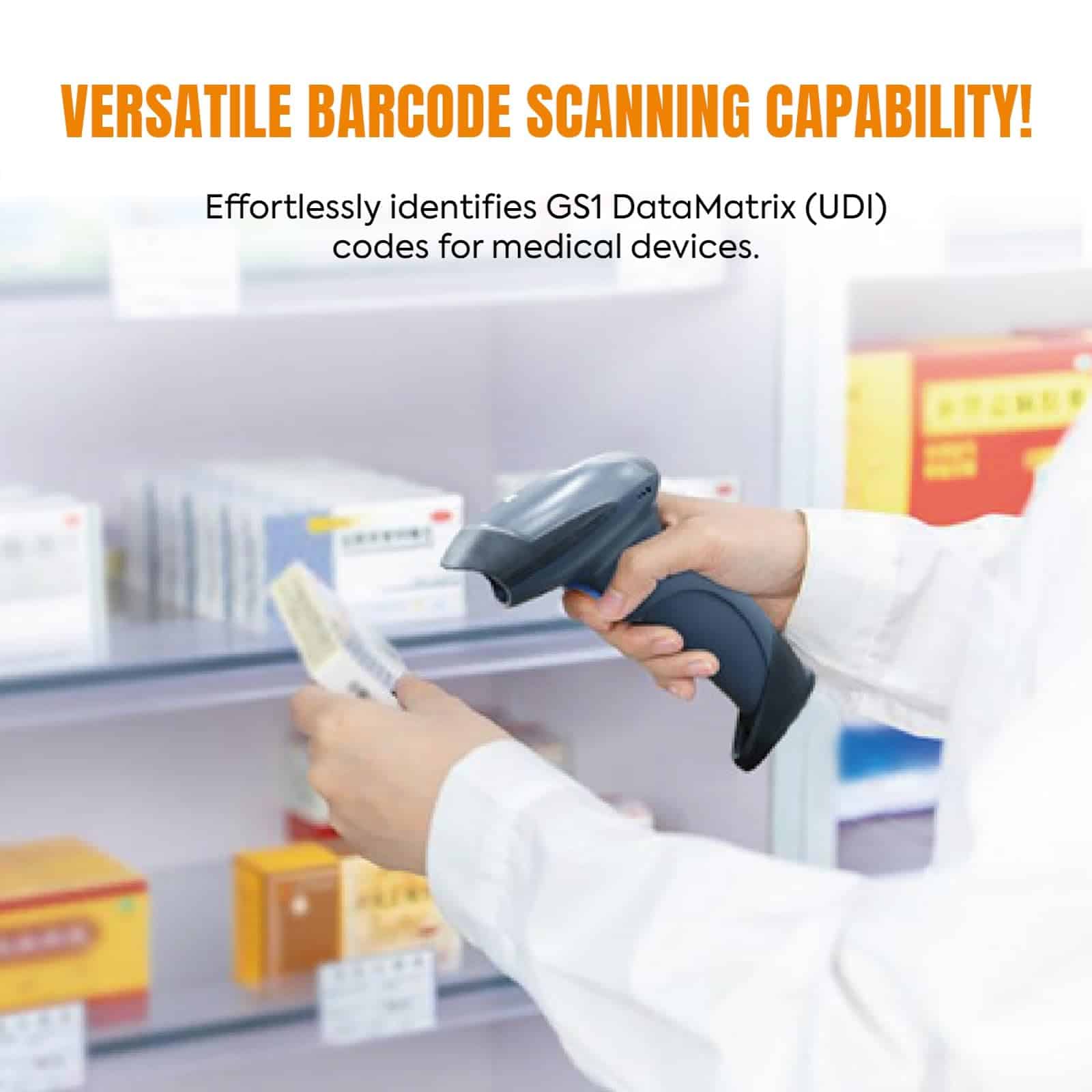 Escáner de códigos de barras inalámbrico Argox con base de - Imagen 5