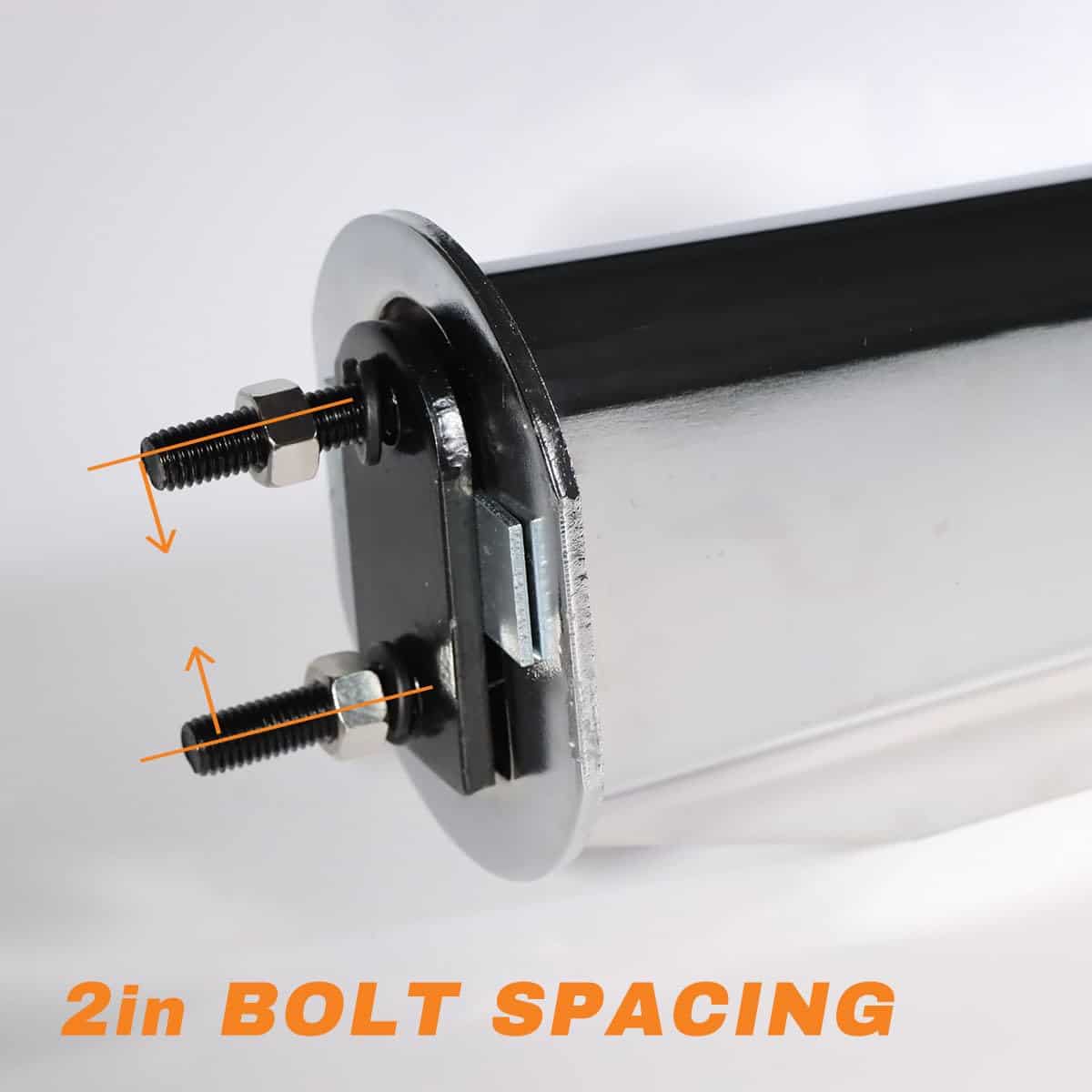 Kit de 30" de Soportes Cromados para Guardabarros para - Imagen 4