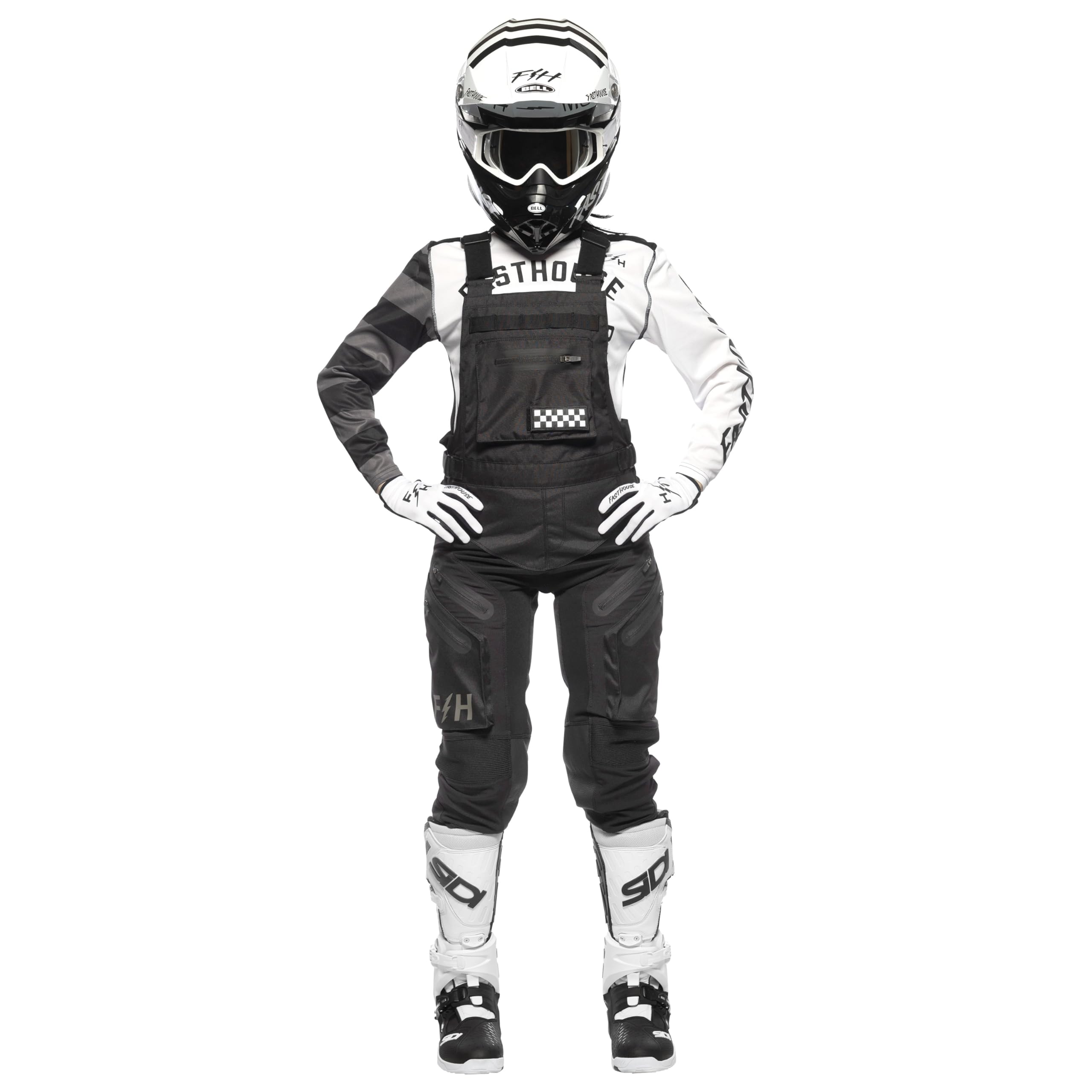 Mono de Motocross para Mujer FASTHOUSE (Negro, W4) - Imagen 3