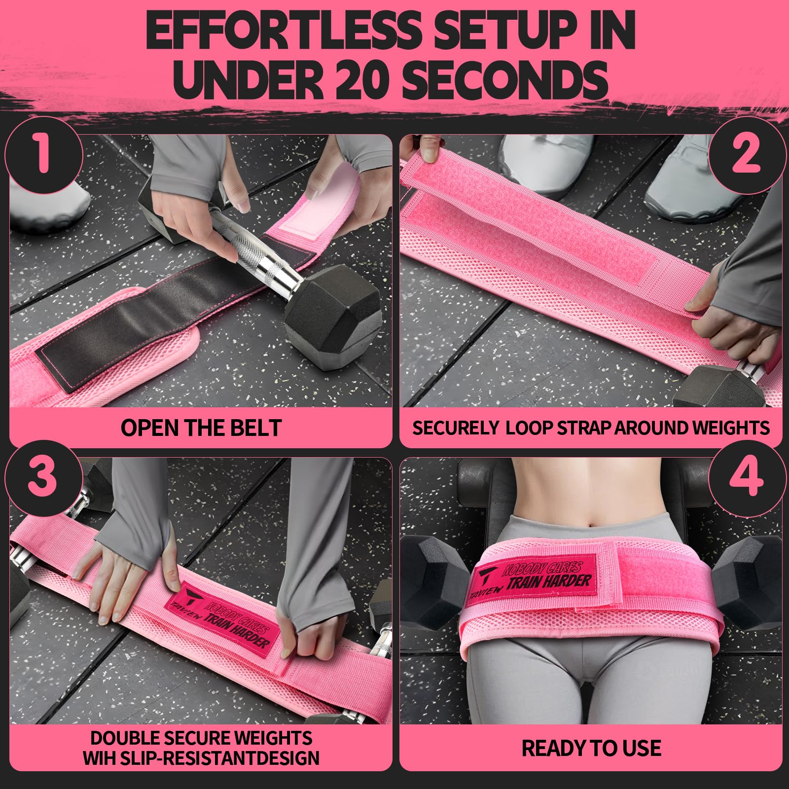 Cinturón de Empuje de Cadera para -Negro Oscuro - Imagen 4