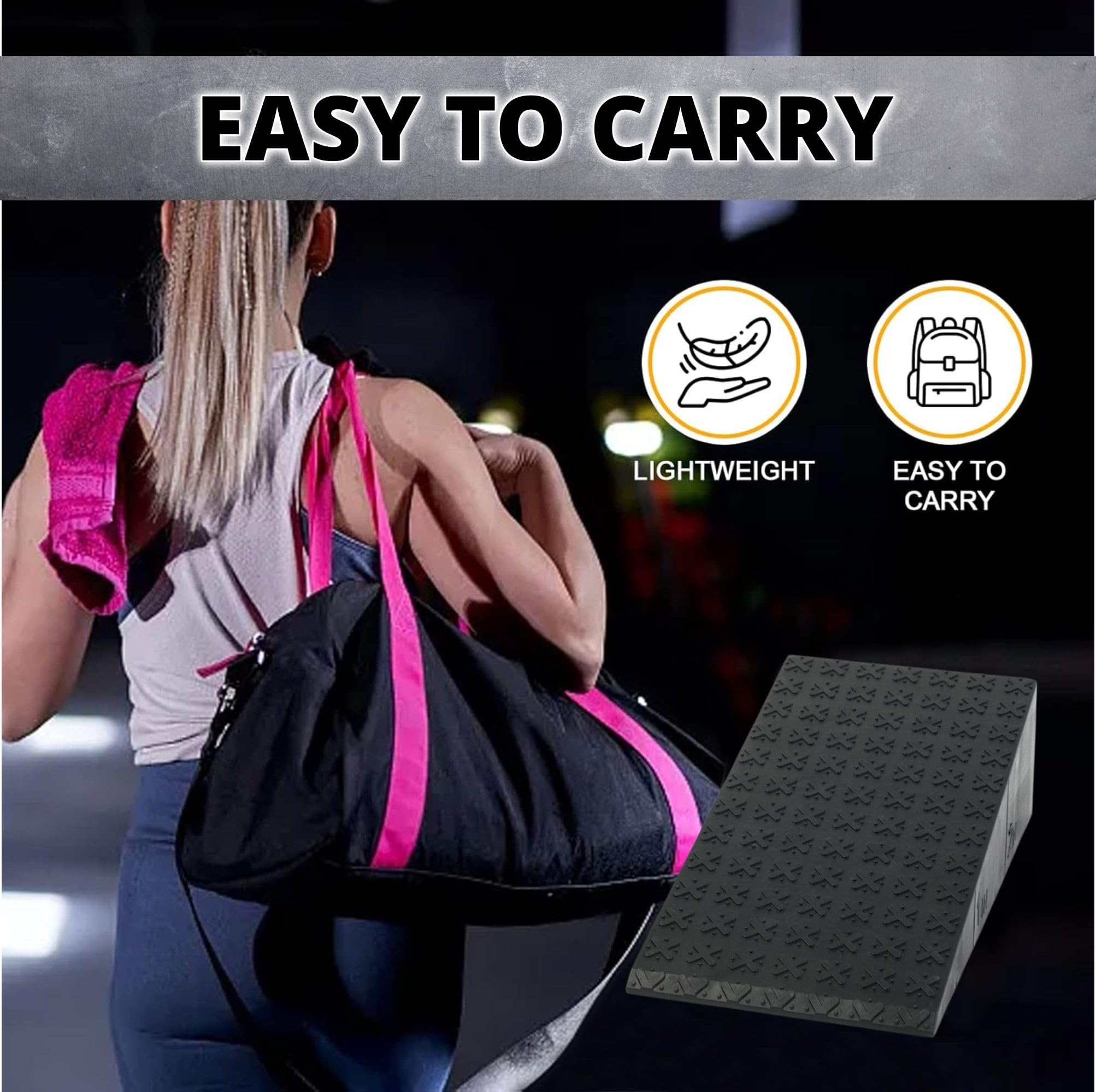 Bloque Cuña de Sentadillas Versátil de 2 Piezas para - Imagen 4