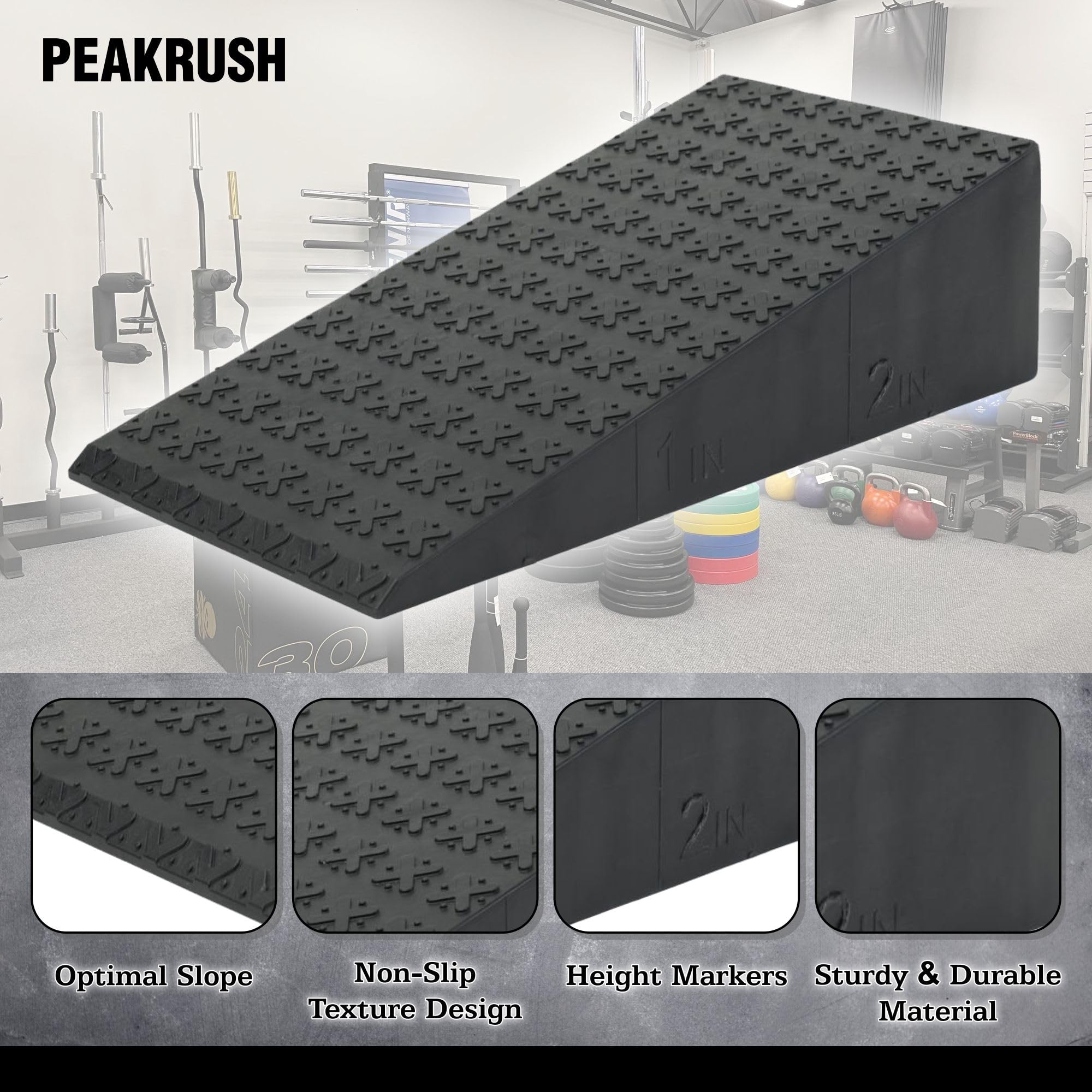 Bloque Cuña de Sentadillas Versátil de 2 Piezas para - Imagen 8