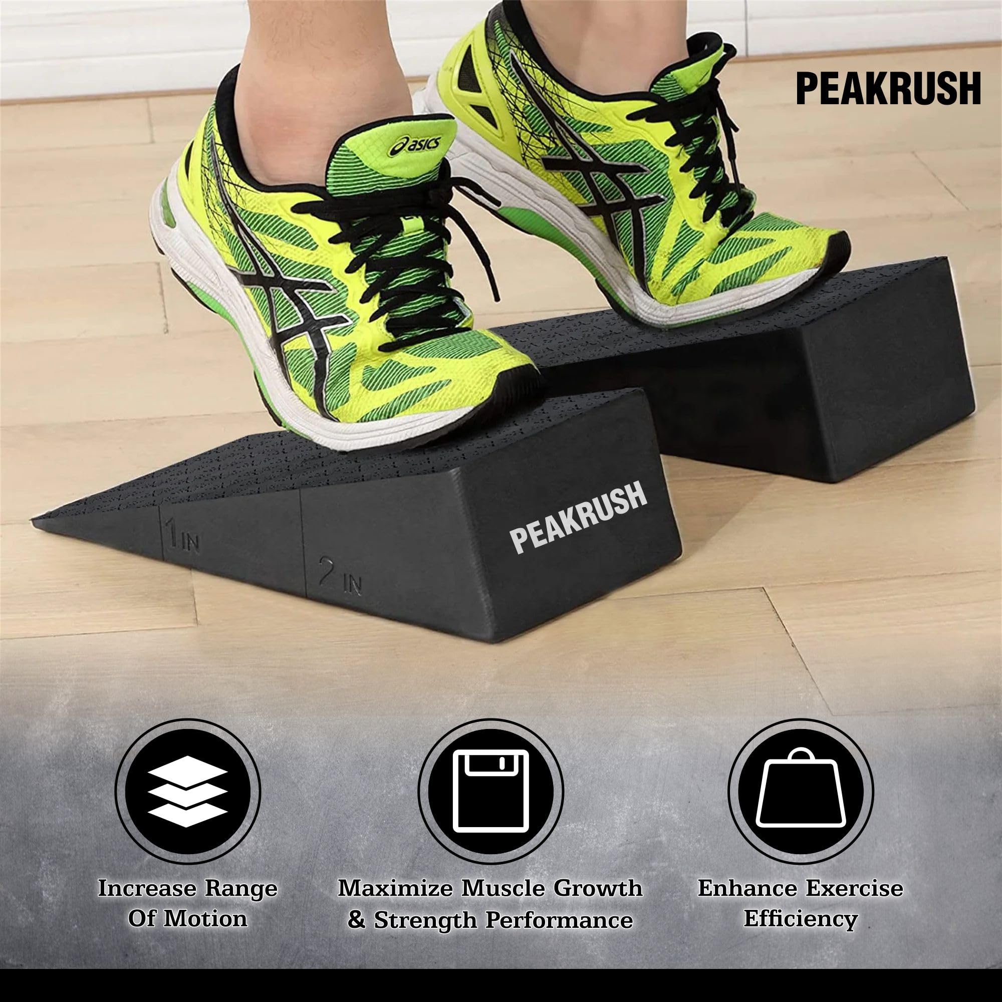 Bloque Cuña de Sentadillas Versátil de 2 Piezas para - Imagen 6