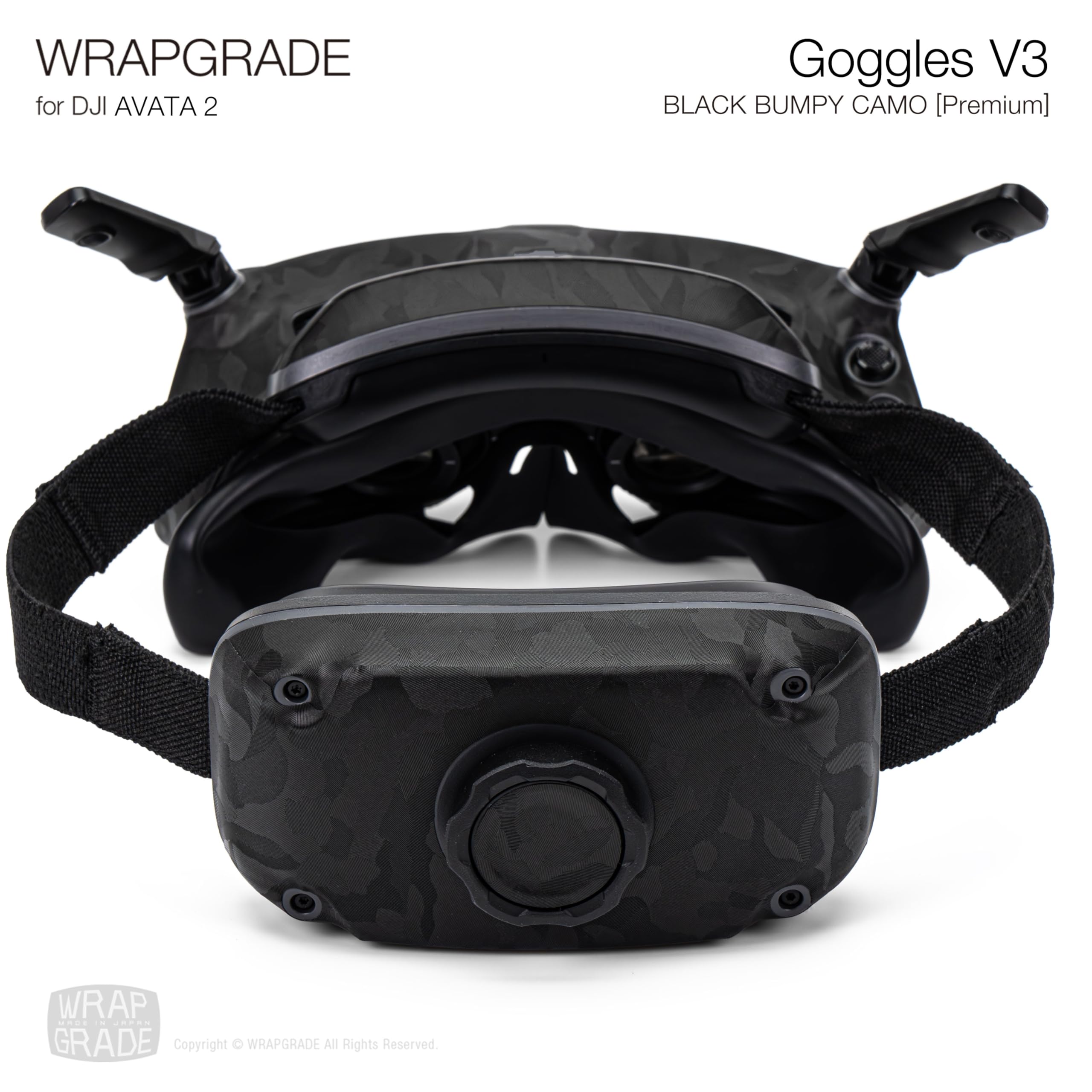 Calcomanías de piel WRAPGRADE compatibles con -Negro Camufla - Imagen 6