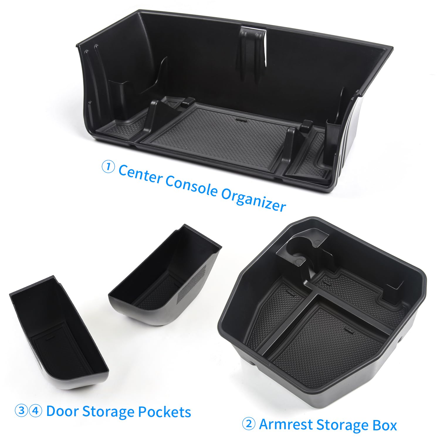 Organizador de bandeja de consola central de 4 piezas - Imagen 9