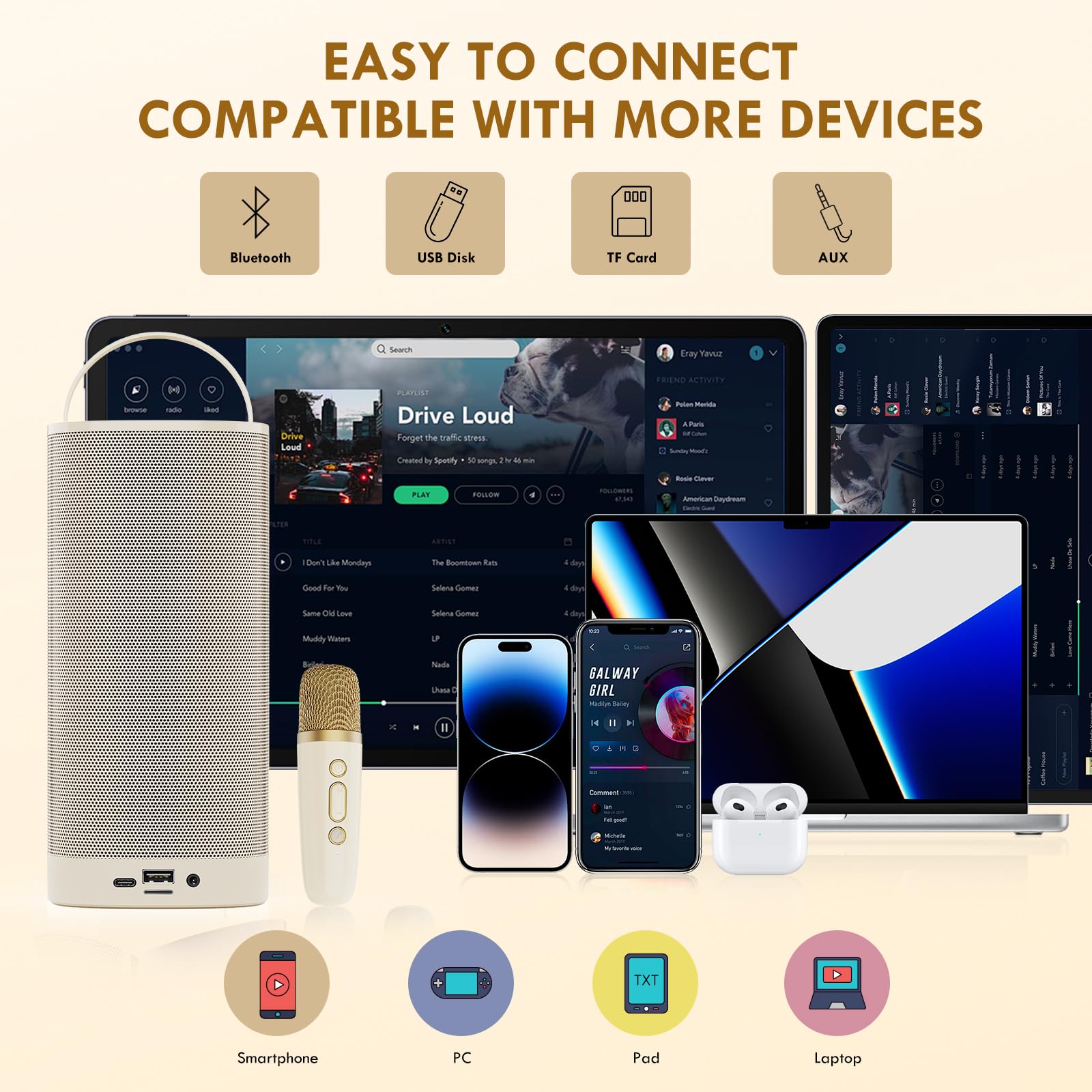 Máquina de Karaoke HWWR con Micrófonos Inalámbricos para - Imagen 6