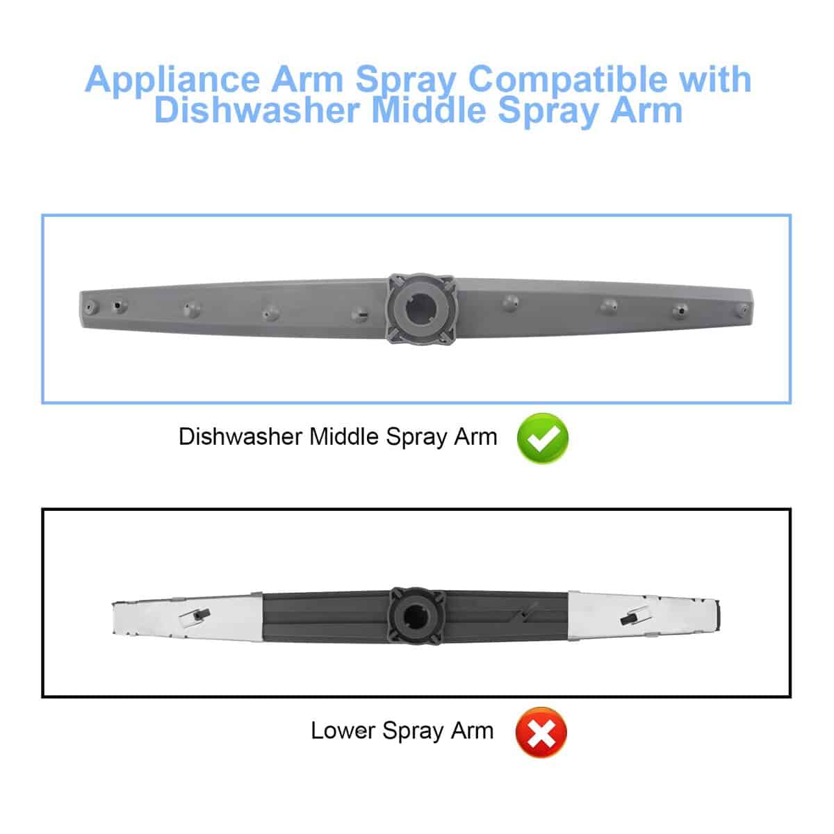 Sthovd W10498900 WPW10498900 Reemplazo del Brazo de Spray - Imagen 7