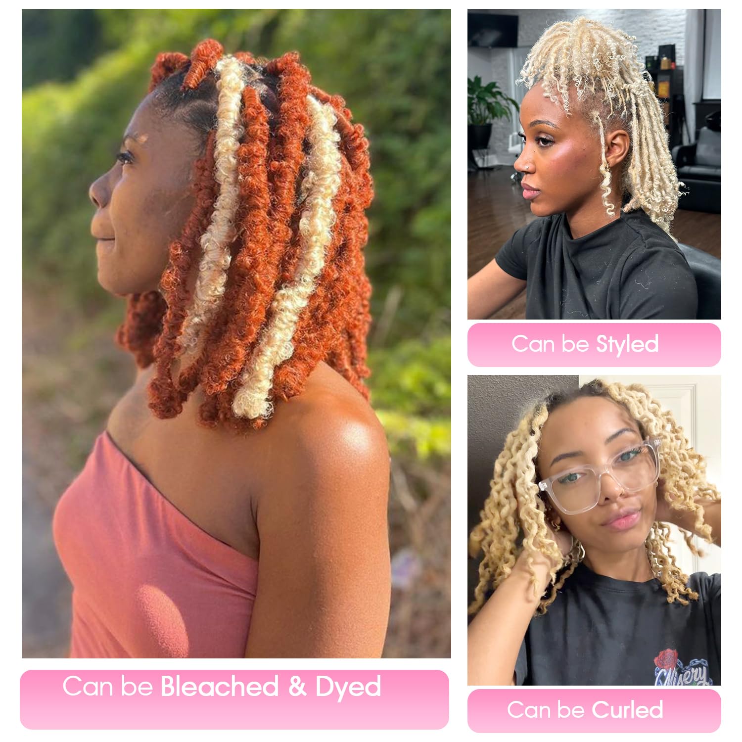 Extensiones de Locs de Cabello Humano Extensiones de Rastas - Imagen 6